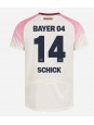 Billige Bayer Leverkusen Patrik Schick #14 Bortedrakt 2025-26 Kortermet